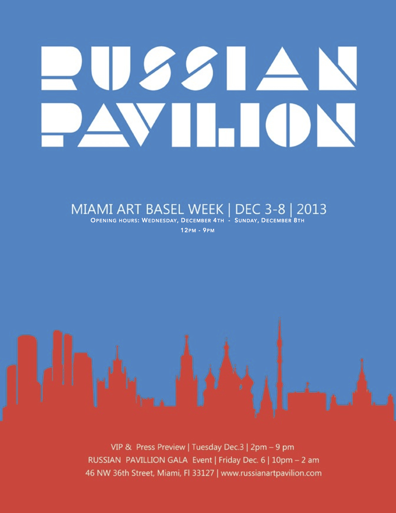 Dec. 4-8th - Russian Pavilion Miami 2013